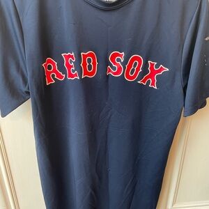 Boys small dry fit red sox shirt